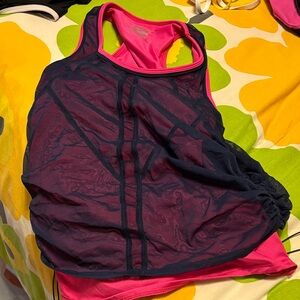 Lucky in Love Hot Pink Sports Top
